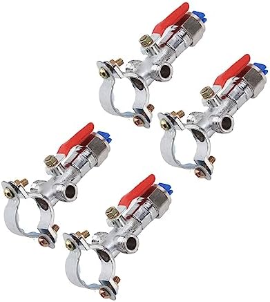10PCS Garden Hose Nozzle,Heavy Duty Metal Water Hose Sprayer Atomizing Spray Nozzle Set Zinc Alloy Agricultural Plant Water Misting Fan Nozzle for Tractor Lawn Landscaping Irrigation - Image 7
