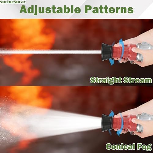 2 Inch NPSH Fire Hose Nozzle with Aluminum Camlock Couplings - Image 6