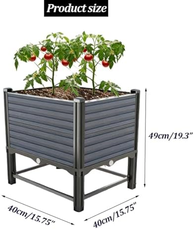 Raised Garden Bed Kit, Outdoor Planter Boxes, Elevated Above Ground Garden Bed, Standing Narrow Plant Stand with Drainage Holes for Vegetables, Fruits, Flower, Herbs(Small) - Image 7