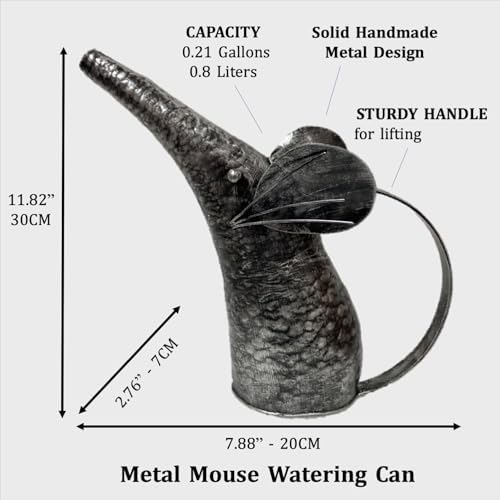Mouse Watering Can Indoor Plants - Small Watering Can for Indoor Plants, Indoor Plant Watering Can, Cute Watering Can, Watering Pot, Gardening Gifts for Women, Indoor Watering Can - Image 3