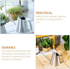 Stainless Steel Watering Can Vintage 900ml Long Spout for Flowers - Image 2