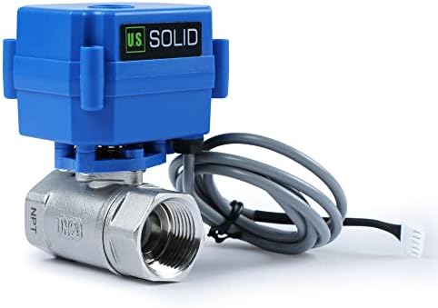 U.S. Solid Water Leak Detector with Auto Shut-Off Valve & Sound Alarm, 3/4" NSF Certified 304SS Motorized Ball Valve with 3 Sensors, Smart Sensor System for Water Heaters, Laundry & Flood Prevention - Image 2
