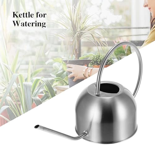 Stainless Steel Watering Can Long Spout for Indoor and Outdoor Plants 1.5L Gardening Pot Sturdy Watering Tool for Flower and Bonsai Care - Image 4