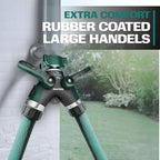 2WAYZ Hose Splitter 2 Way Heavy Duty Outdoor Faucet and Garden Connector - Water Spigot Splitter - Durable All-Metal Y Adapter with Shut-Off Valve - 4 x 4 x 1.5 Inches (Pack of 2) - Image 4