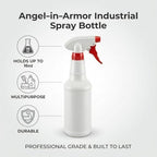 Angel-in-Armor 16oz Spray Bottles - 10-Pack - Heavy-Duty Adjustable Nozzle Mist & Stream Bottles for Cleaning, Gardening, Hair, Water Spray, Household, Fabric, Multipurpose, and Professional Use - Image 3