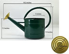 1.3 Gallon Jade Green Metal Watering Can, Removable Spout - Image 6