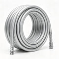 50 ft Sliver Hybrid Garden Hose 5/8”, Greens Word, Male to Female Fittings by GreensWord