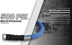 AG-LITE BSALONE15 1" x 15' Hot/Cold Water Rubber Garden Hose, 100% Rubber, Ultra-Light, Super Strong, 500 PSI, 50F to 190F Degrees, High Strength Polyester Braided, 2x Water Flow - Image 5
