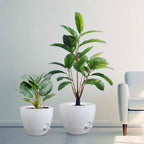 WSMKSZ 12/10/9 inch Self Watering Pots for Indoor Outdoor Plants, Set of 3 - Image 7