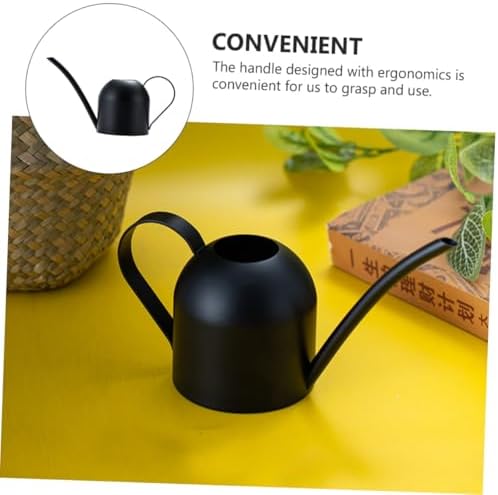 Generic Stainless Steel Watering Can with Long Spout for Indoor and Outdoor Plants Metal Watering Kettle for Houseplants and Garden Use Practical Gardening Tool - Image 4