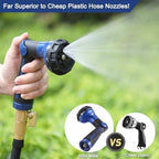 FANHAO High Pressure Spray Nozzle with Thumb Control+Heavy Duty Garden Hose Nozzle - Image 6