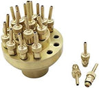Xiaochen Lawn Irrigation Garden Watering 1" /1.5" Brass Adjustable Three-Layer Flower Fountain Nozzle Center Straight Direct Current Scattering Landscape Nozzle 1Pc (Color : 1 inch) - Image 4