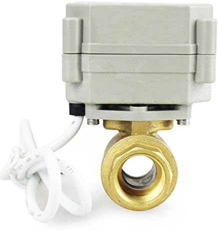 2 Way Brass 3/8" 12VDC 9-24VDC 0-5V NPT Proportional Integral Modulating Control Motorized Ball Valve by HSH-Flo