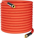 SPECILITE 3/4" x 75FT Hot/Cold Rubber Garden Water Hose, -50℉-190℉, Red by SPECILITE