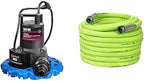 Wayne 57729-WYNP WAPC250 Pool Cover Pump, Blue & Flexzilla Garden Hose 5/8 in. x 100 ft., Heavy Duty, Lightweight, Drinking Water Safe, ZillaGreen - HFZG5100YW-E by WaynePumps