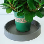 Plant Saucer Tray for Ceramic Plastic Pots, 18 inch Plant Saucers for Indoors, Pot Saucers Trays, Bird Bath Bowls, Flower Planter Water Drip Trays for Pots Base (18", Gray) - Image 4