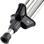 SUNGOOYUE Adjustable 24m Stainless Steel Garden Sprinkler Metal Tripod Zinc Bird Sprinkler 360 Degree Rotation 1 2 Inch Internal Thread for Lawn Garden Yard Irrigation - Image 5