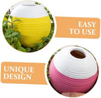 4pcs Ceramic Watering Globes Plant Watering Spikes for Indoor and Outdoor Plants Self Stakes Automatic Drip Irrigation Devices Red Clay Material - Image 7