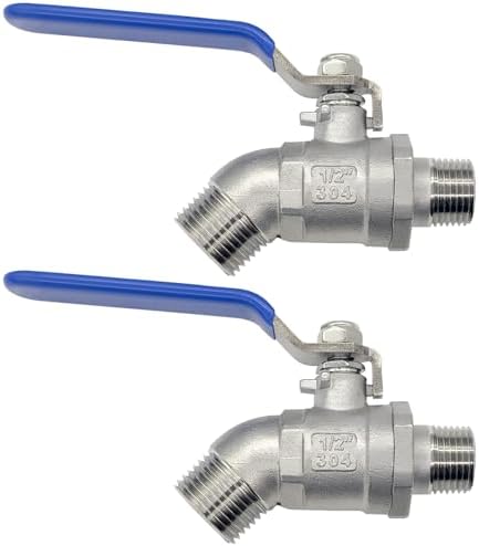 beduan 304 SS 1/2 NPT Male Garden Hose Bibb Outdoor Faucet Spigot 2PCS by Beduan