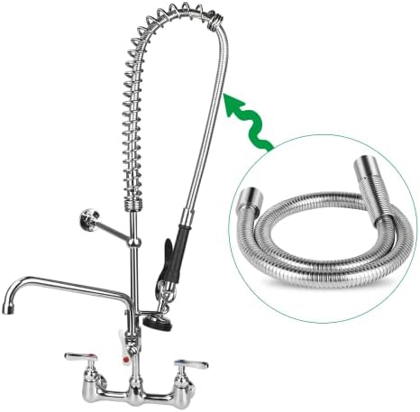 38'' Commercial Pre-rinse Hose Flexible Stainless Steel Hose - Image 2