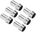 6pcs Stainless Steel Hose Barb Fittings 40mm Barb to 1-1/2" NPT Male by Kozelo