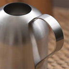 Naysku Stainless Steel Watering Pot, Watering Can for Indoor House Plants Long Spout Brushed Stainless Steel Watering Pot, Small Purling Can Indoor Watering Flower Kettle,500ml - Image 3