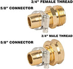 Hourleey Garden Hose Repair Connector with Clamps + Hose Repair Kit - Image 3
