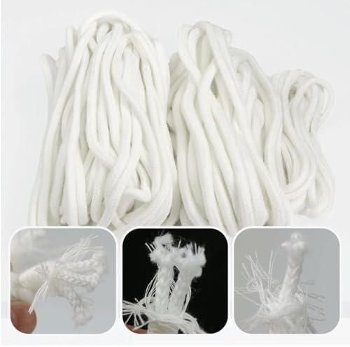 10m White Potted Water Absorbent Polyester Rope Self Watering Wick Cord, for DIY Round Automatic Waterer Soil Moisturizing Part(Length 10m(Dia 5mm)) - Image 3