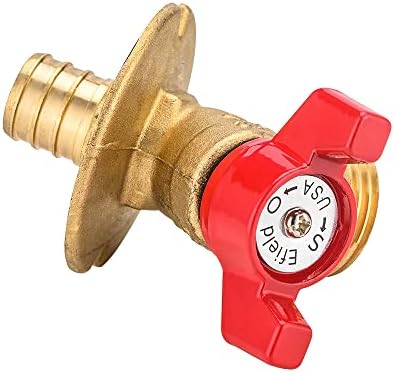 5 Piece EFIELD 3/4 in. Pex Inlet x 3/4 in. MHT Outlet Sillcock Hose Bibb - Image 6