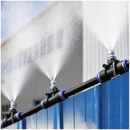 Animal Heat Relief Mist Line，Chicken Coop Misting with High Pressure Explosion Proof Hose & Nickel-Plated Brass Nozzle，Irrigation Fogging Equipment(131 ft/40m) by Unknown