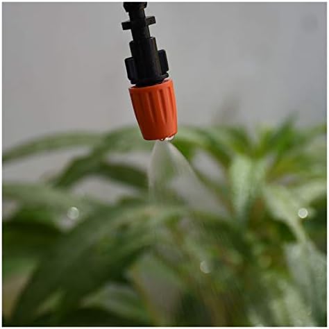 Botanical Garden Lawn Nozzle Irrigation Atomizing Sprinkler Drip Irrigation System Sprinkler Barb 1/4" Connector Garden Sprinkler 50PCS (Color : Orange) - Image 3