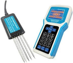 Agriculture Soil Temperature Moisture Conductivity Sensor EC Handheld Soil 3 in 1 Rapid Test Transmitter Soil Testing by Unknown