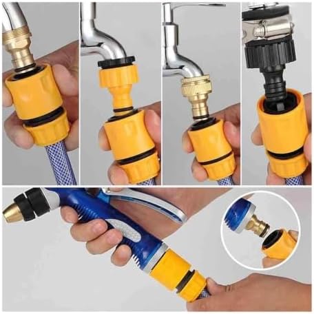 Standard Garden Hose Quick Connect Connector Set - Image 3