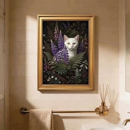 Gold Vintage Framed Hydrangea Still Life Wall Art Floral Painting Print - Image 5