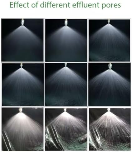 1/8, 1/4, 3/8, 1/2 inch Stainless Steel Solid Cone Nozzle, 304 Material nozzles, for high-Pressure and Low-Pressure Atomization Nozzle dust, Moisture, humidification, etc. - Image 5