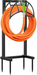 TomCare Garden Hose Holder, 4 Spikes Hose Stand for 160FT Outdoor Hose by TomCare