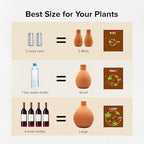 The Olla Company Olla Watering Pot with Lid, Terracotta Self Watering Large - Image 4