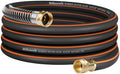 20FT x 5/8" Rubber Garden Hose, Heavy Duty Garden Hose, 300 PSI Working, 1000 PSI Burst, Swivel Handle with Stainless Steel Ring, 5-Layer Braided, All-Weather Outdoor Use, BG20GH06 by Wilawels