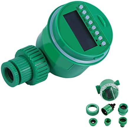 Jiawu Automatic Digital LCD Water Timer for Garden Irrigation Controller, Programmable Electronic Sprinkler Timer with Leakproof Design for Lawn, Balcony, Courtyard - Image 4