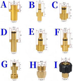 Drain Cleaning Hose Pressure Hose High Pressure Washer Nozzle Pipe Cleaning Nozzle(Style F,15 Meter) - Image 2
