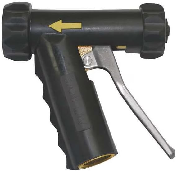 Pistol Grip Water Nozzle, 3/4" Female, 150 psi, 7 gpm, Black, Mfr: N1B-A by Unknown