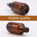 SYNTECSO 2oz Amber Plastic Spray Bottles, Fine Mist Water Bottle, 96 Pack - Image 5