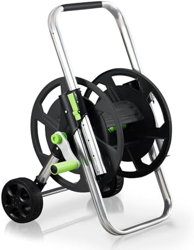 Garden Hose Reel Cart, Holds 75-150 Feet of 5/8" Hose by Garden