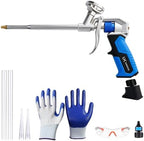 Professional Spray Foam Gun Heavy Duty Metal with 6 Extenders by UXEKAN