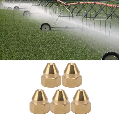 Omabeta 10PCS Brass Misting Nozzle Durable Fine Spray for Plant Irrigation and Cooling System (G1/2 Inch) - Image 4