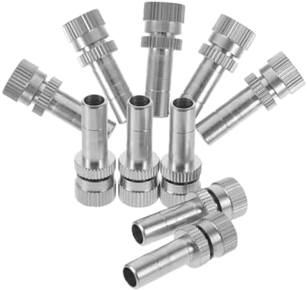 BESPORTBLE 50pcs Misting Nozzle Metal Atomizing Spray for Garden Hose Efficient Irrigation and Cooling Easy Installation for Lawn and Outdoor Use - Image 4
