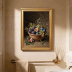 Gold Vintage Framed Still Life Fruit Wall Art, Classical Oil Painting - Image 5
