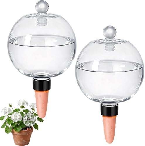 EX-Large Plastic Plant Self Watering Globes Top Fill-Plant Watering Devices by Unknown