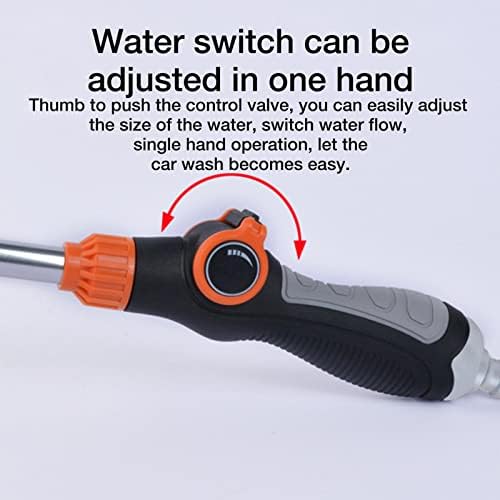 Metal Watering Wand, Metal Garden Hose Wand with 8 Spray Patterns Flow - Image 3