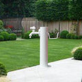 White 304 Stainless Steel Vertical Garden Water Column Garden Hose Holder Freestanding with Faucet Outdoor Garden Water Column Faucet Water Hydrant Fountain for Backyard, Lawns, Restrooms.(50cm/19.7in by Pllrbvshs